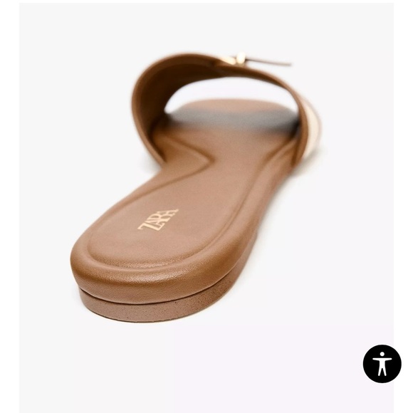 Zara Tan and Cream Women's Loafers - Picture 4 of 5